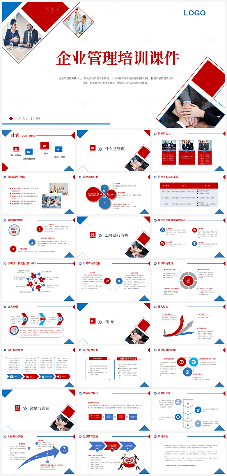公司执行力培训模板PPT