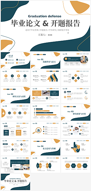开题报告毕业答辩PPT