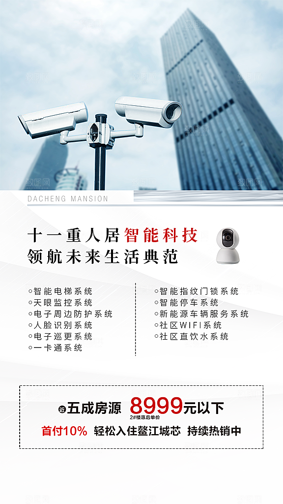 房地产亮点微信海报