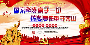 反间谍国家安全展板