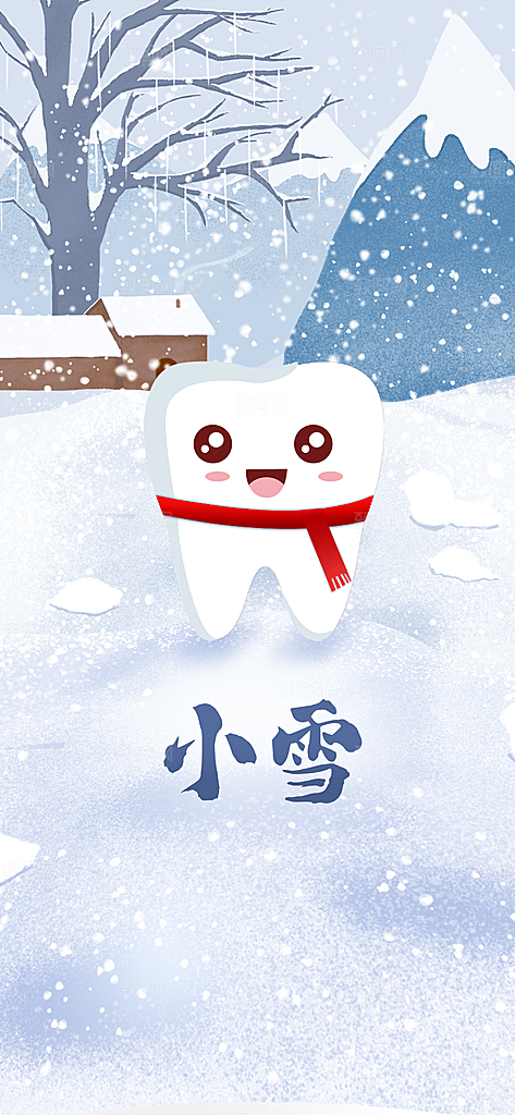 二十四节气小雪海报