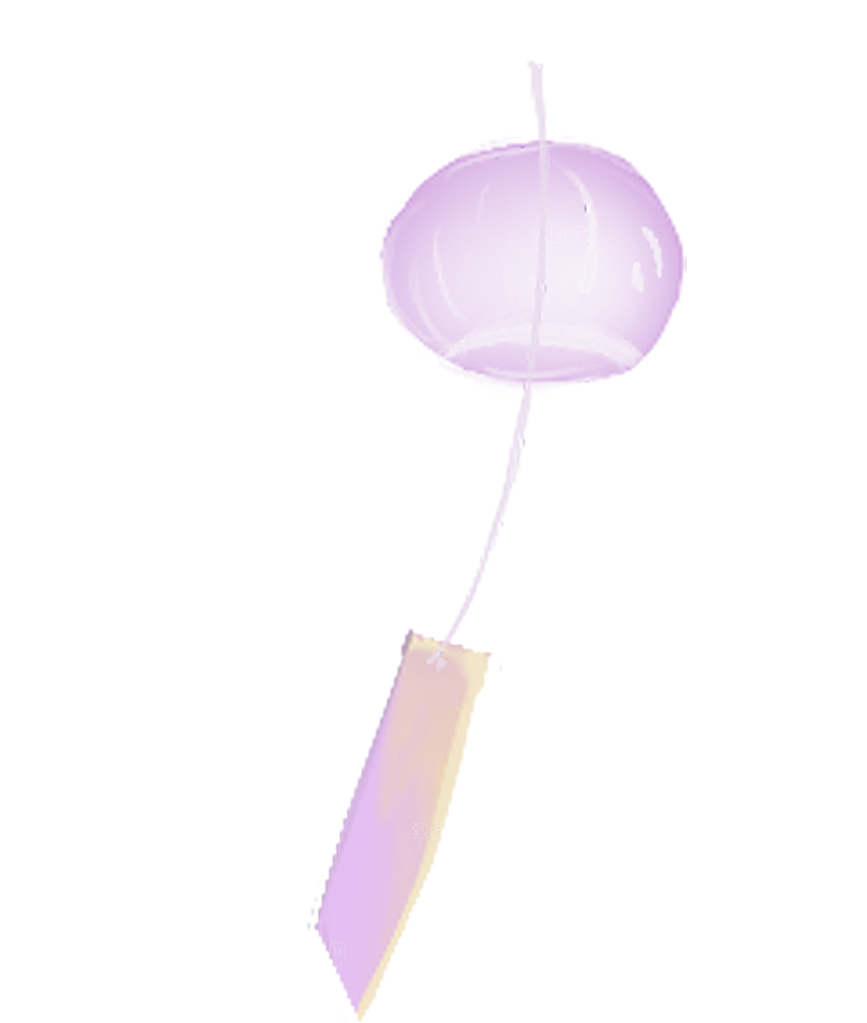 灯笼紫色日系风铃