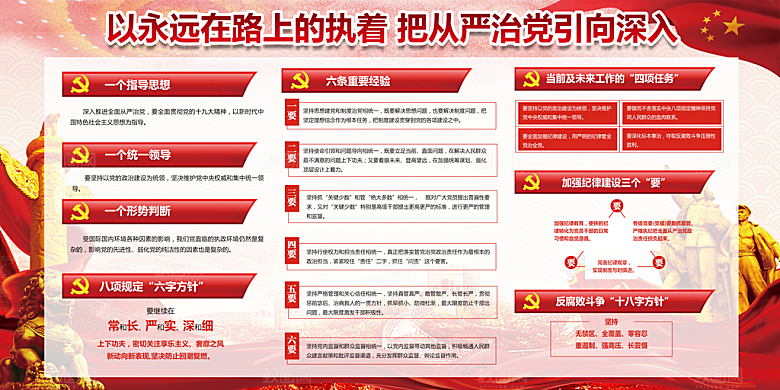 反贪廉政党建展板