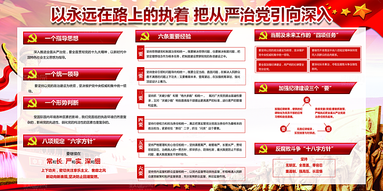 反贪廉政党建展板