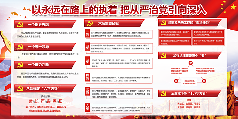 反贪廉政党建展板