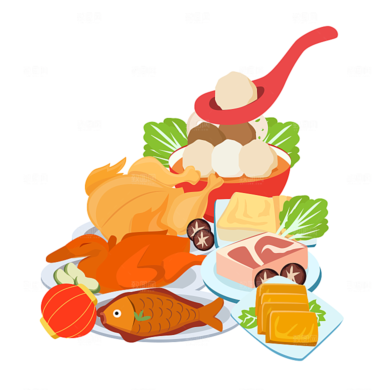 湖北三全三糕三丸年俗美食