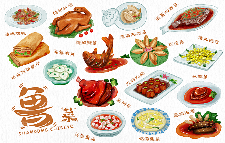 鲁菜山东特色厚涂美食
