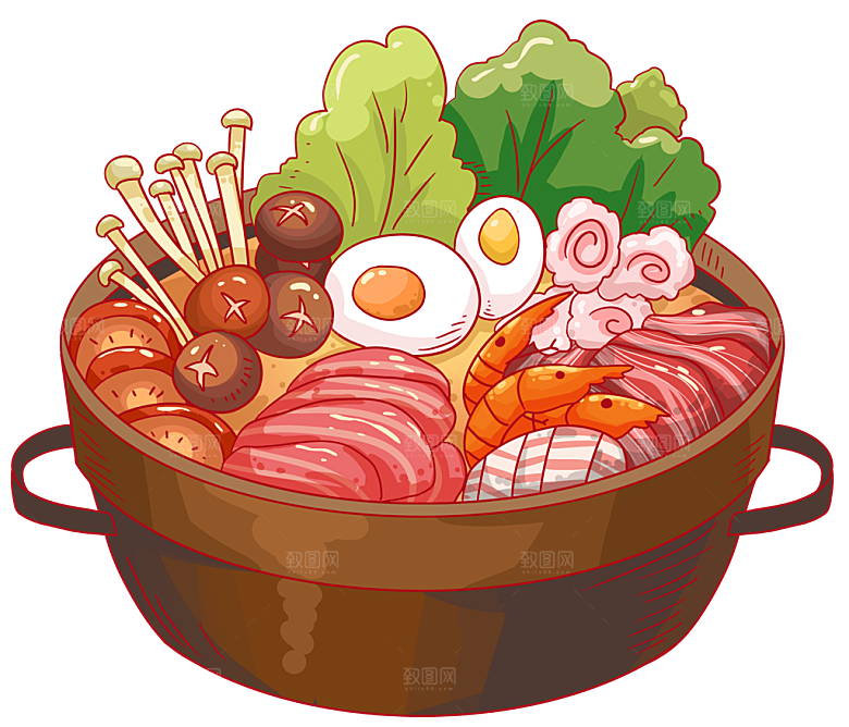 美食节冬天四川成都麻辣火锅