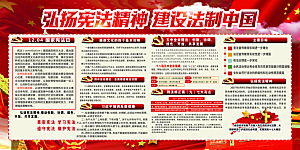 国家宪法精神展板