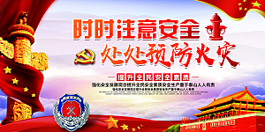 消防安全科普知识展板