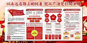 推动从严治党党建展板