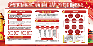 推动从严治党党建展板