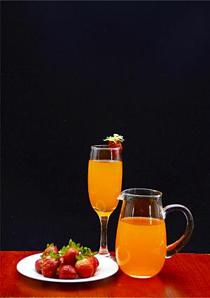 水果果汁杯子玻璃杯