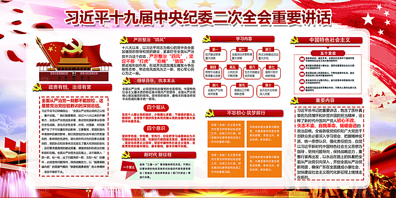 推动从严治党党建展板