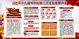 推动从严治党党建展板