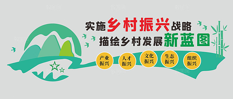 新农村乡村振兴战略宣传标语金句党建文