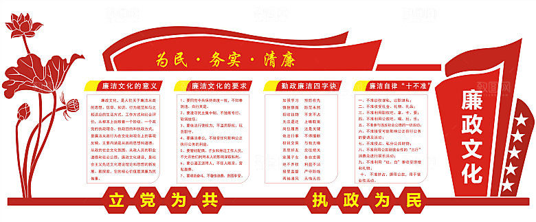 党建文化墙党员活动室