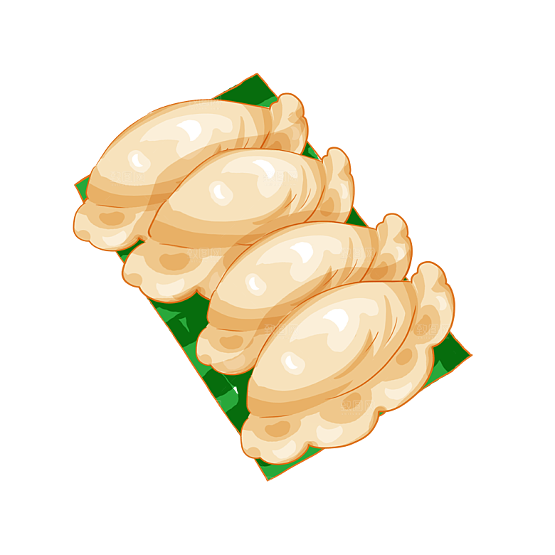 一盘饺子寒冷冬天