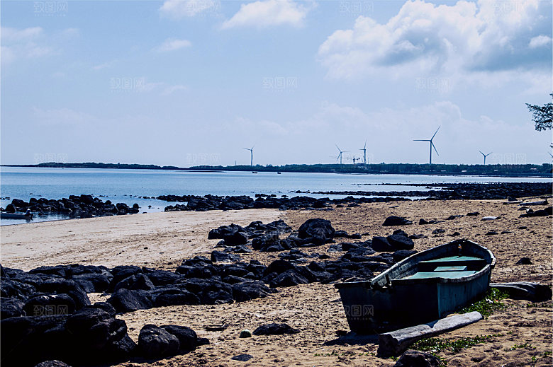海南岛 儋州峨蔓风力发电机场
