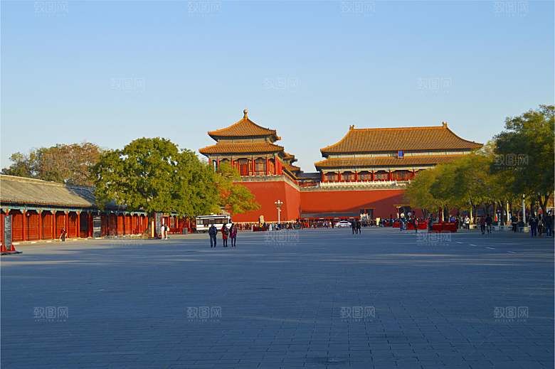 北京故宫古代建筑风光