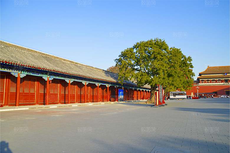 北京故宫古代建筑风光