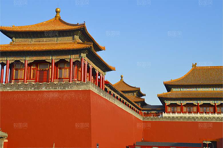 北京故宫古代建筑风光