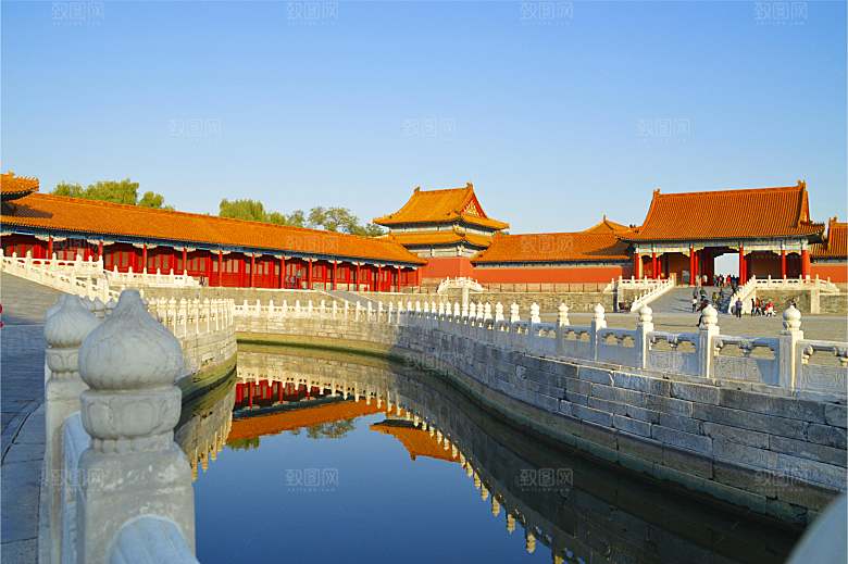 北京故宫古代建筑风光
