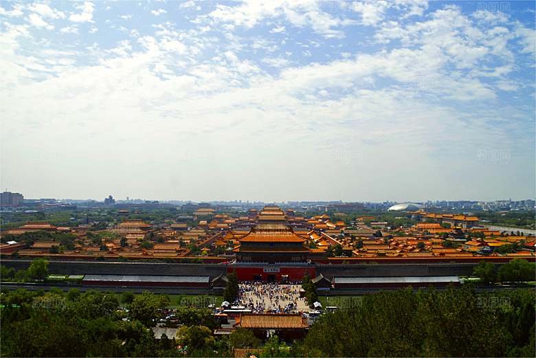 北京故宫古代建筑风光