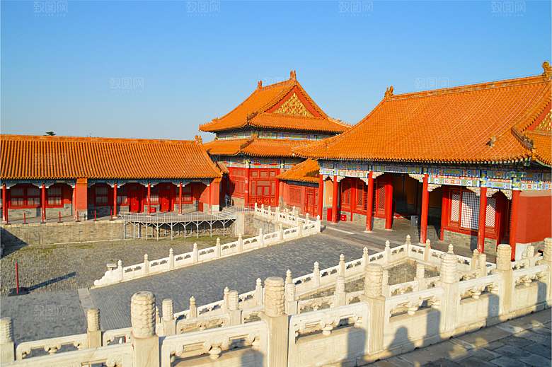 北京故宫古代建筑风光