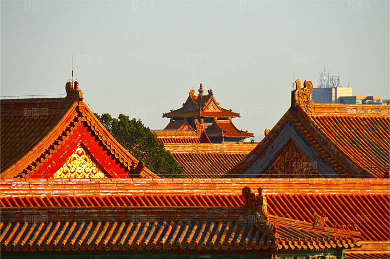北京故宫古代建筑风光