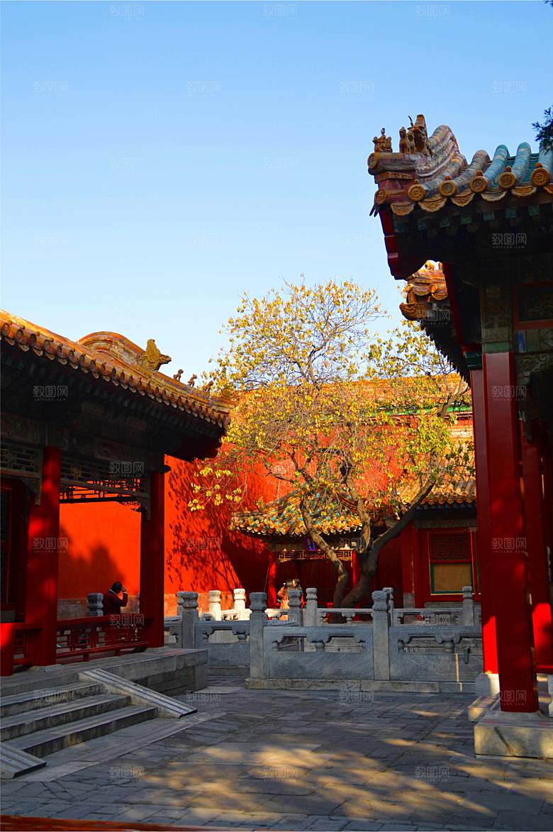 北京故宫古代建筑风光