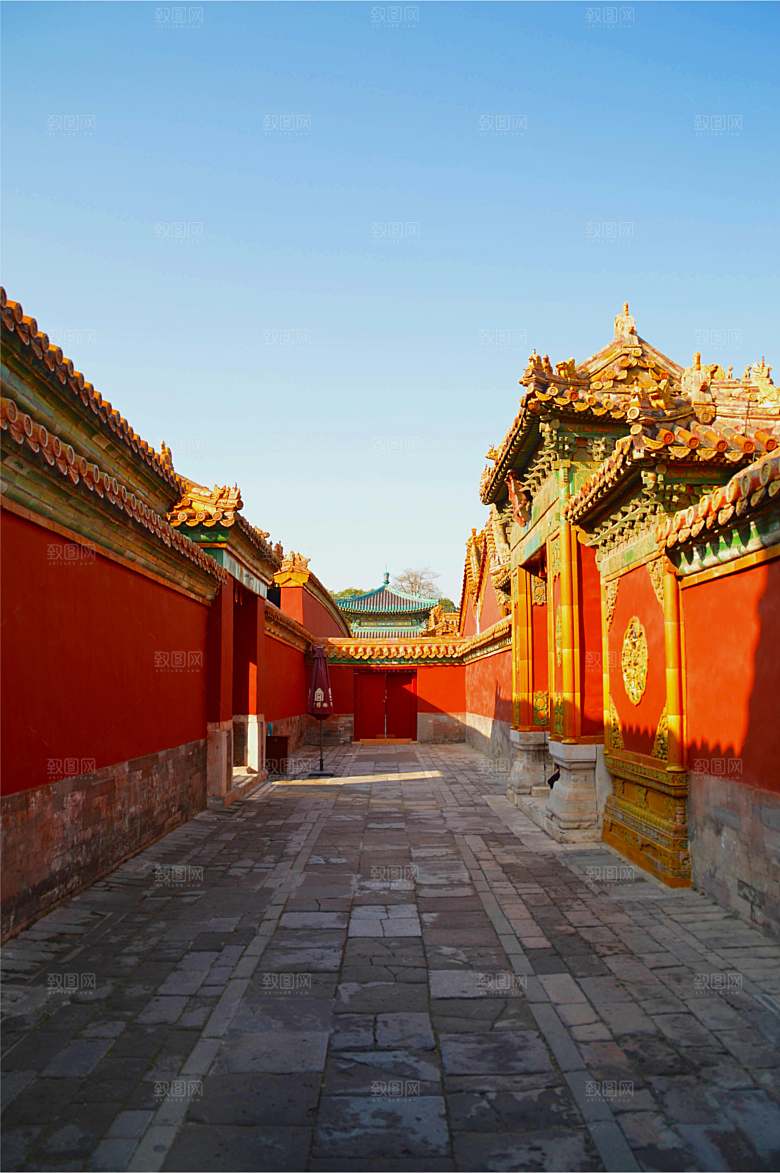 北京故宫古代建筑风光