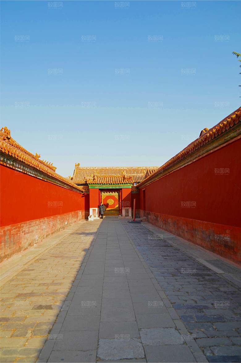 北京故宫古代建筑风光