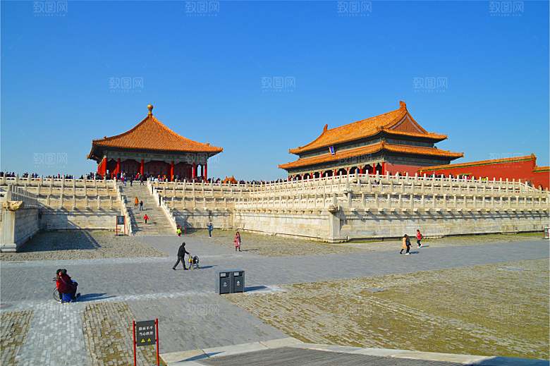 北京故宫古代建筑风光