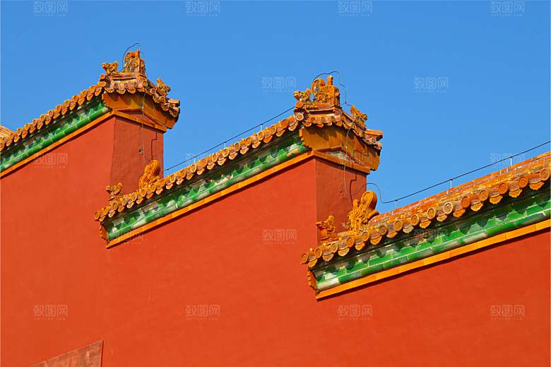 北京故宫古代建筑风光