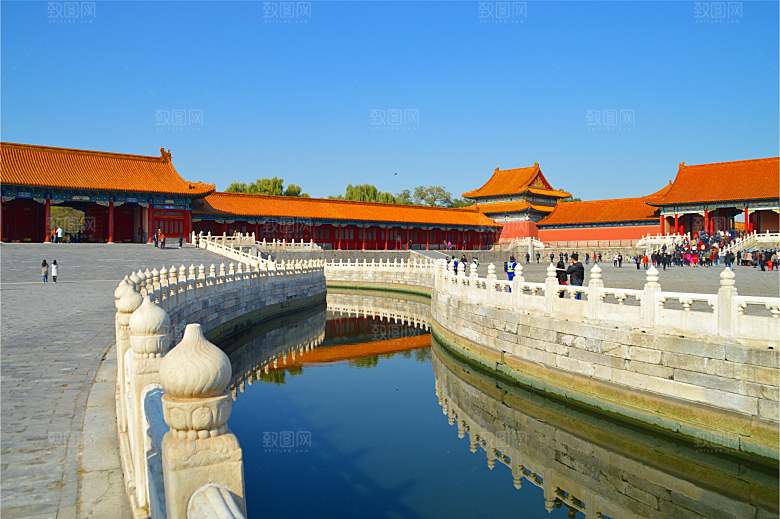 北京故宫古代建筑风光