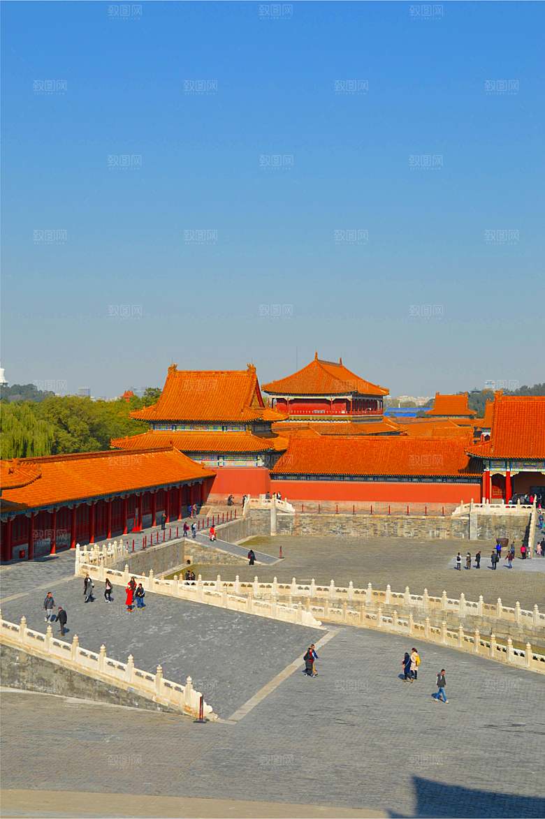 北京故宫古代建筑风光