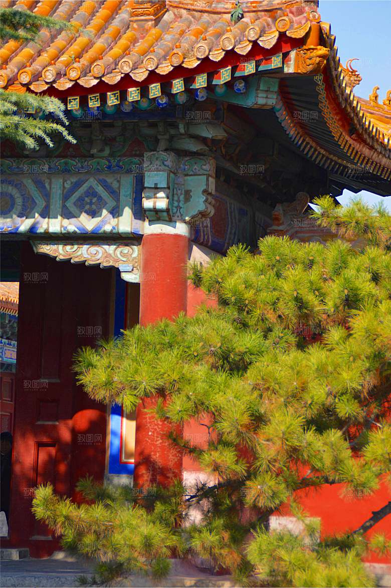北京故宫古代建筑风光