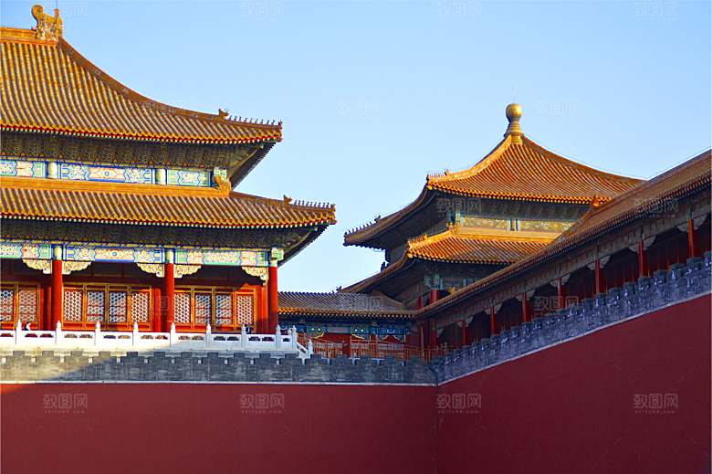 北京故宫古代建筑风光