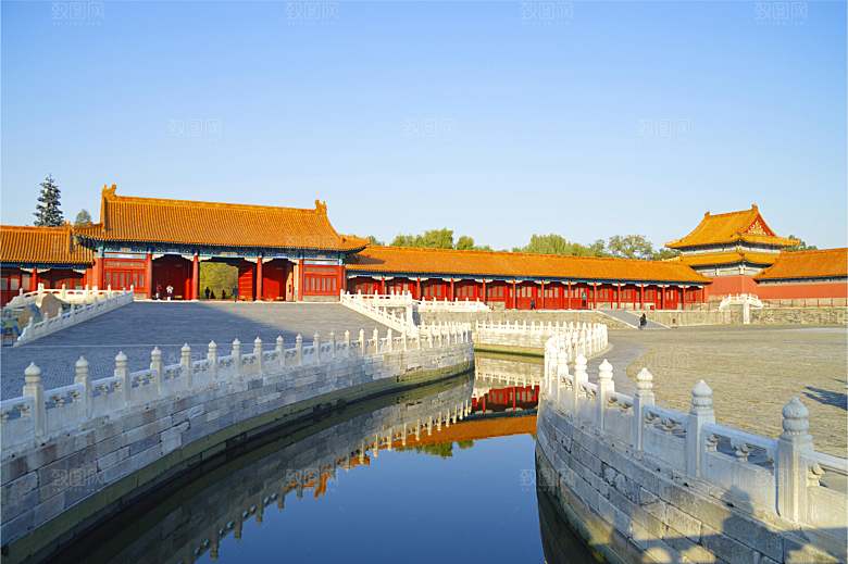 北京故宫古代建筑风光