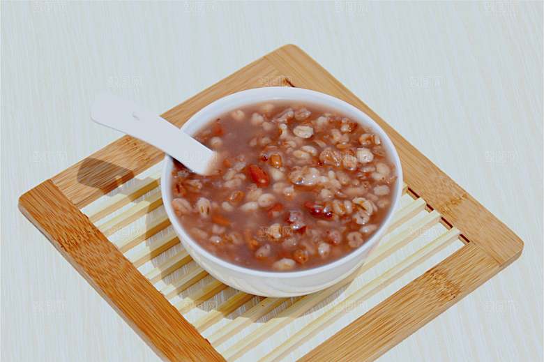 五谷杂粮八宝粥静物特写