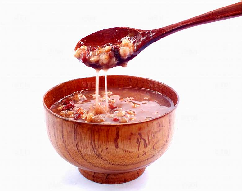 五谷杂粮八宝粥静物特写
