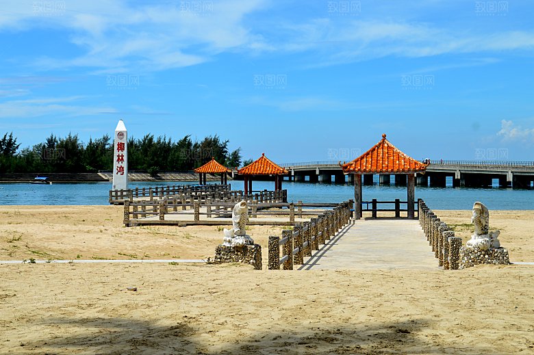 海南风光 海南文昌椰林湾