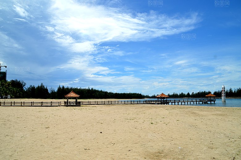 海南风光 海南文昌椰林湾