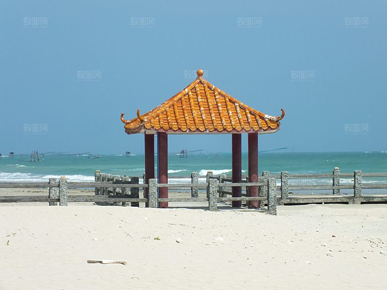 海南风光 海南文昌椰林湾