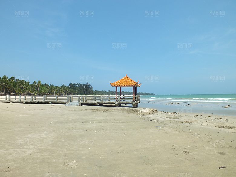 海南风光 海南文昌椰林湾