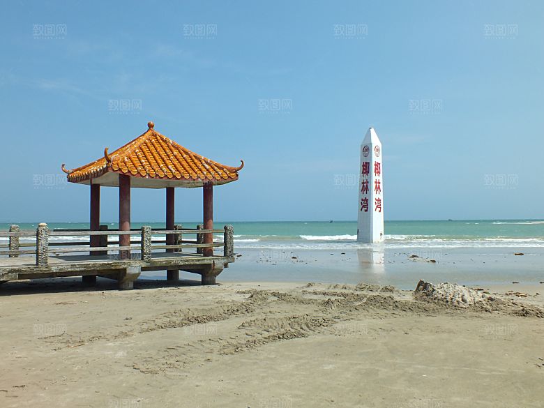 海南风光 海南文昌椰林湾