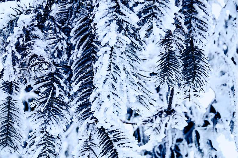 湖南 张家界天门山雪景