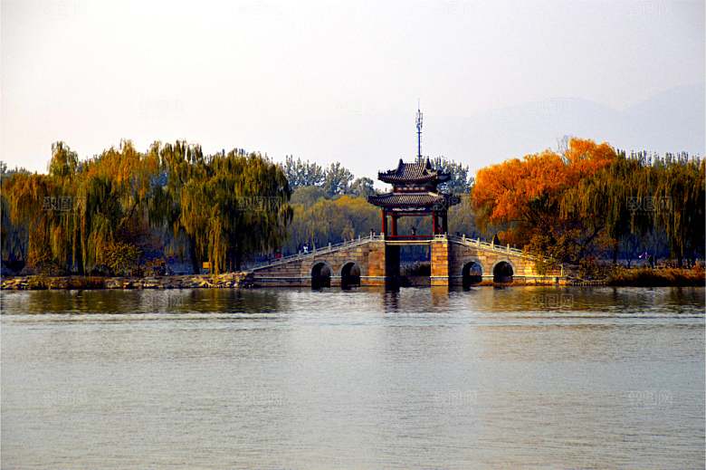北京颐和园古建筑