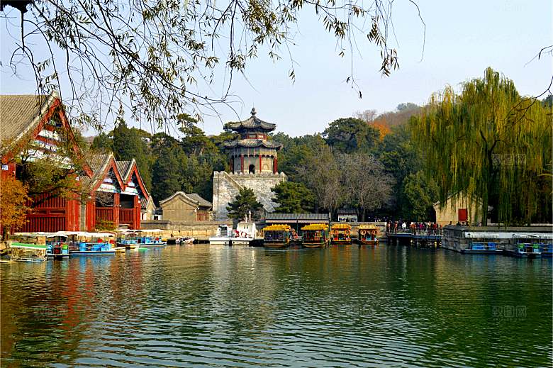 北京颐和园古建筑